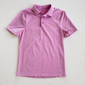 Lululemon Men's Evolution Polo Pink Small